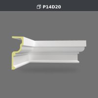 127x49 mm Kavisli Poliüretan Pencere Sövesi