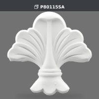 8 cm Kompakt Palmet Desenli Poliüretan Dekoratif Motif