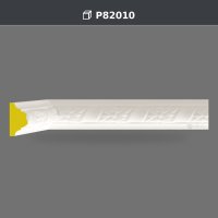 Kurdele ve Yaprak Desenli Poliüretan Duvar Çıtası 4x2.4 cm