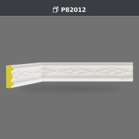 Yıldız ve Baklava Desenli Poliüretan Duvar Çıtası 4.7x1.6 cm