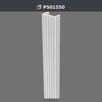 8x15x240 cm Poliüretan dekorasyon ürünü Yivli Pilaster Sütun
