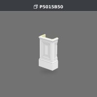 Poliüretan dekorasyon ürünü Pilaster Sütun Alt Kaide 8x17x30 cm