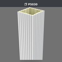 30x30x240 cm Yivli Pilaster Sütun | Poliüretan dekorasyon ürünü