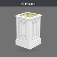 34x34x56 cm Pilaster Sütun Alt Kaidesi Poliüretan dekorasyon ürünü