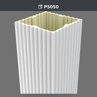Yivli 50x50x240 cm Poliüretan dekorasyon ürünü Pilaster Sütun – P5050