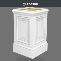 Poliüretan dekorasyon ürünü 55x55x94 cm Pilaster Kaide – P5050B
