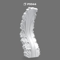 Poliüretan Yaprak Motifli Dekoratif Payanda 135x150x435 mm